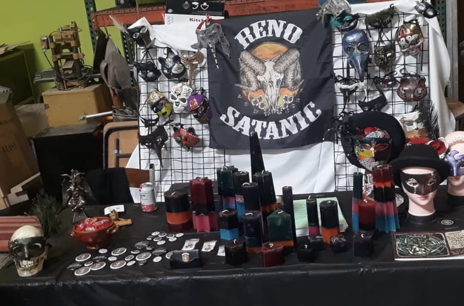 Reno Satanic at the Reno Punk Rock Flea Market